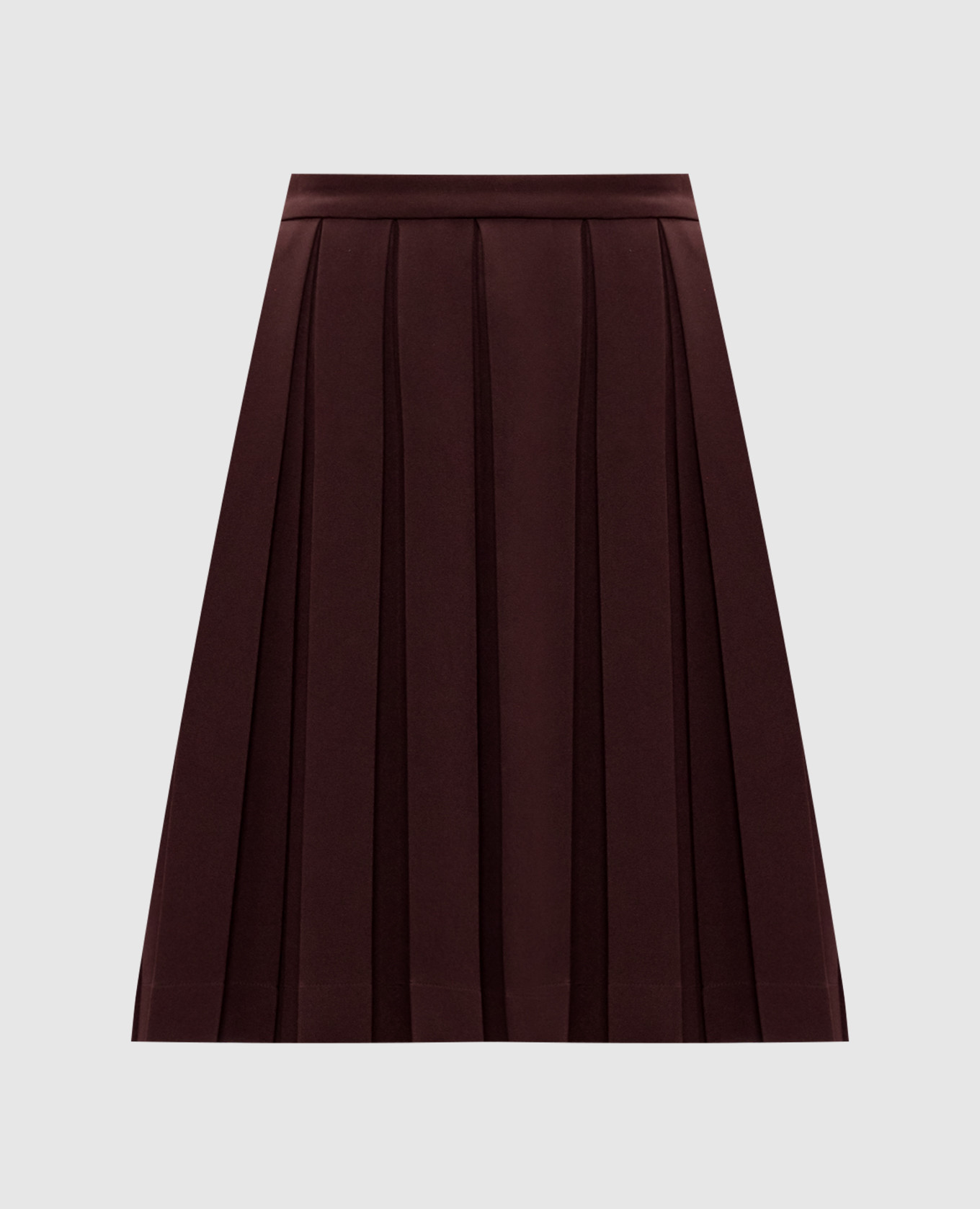 

Burgundy pleated skirt Ermanno Scervino