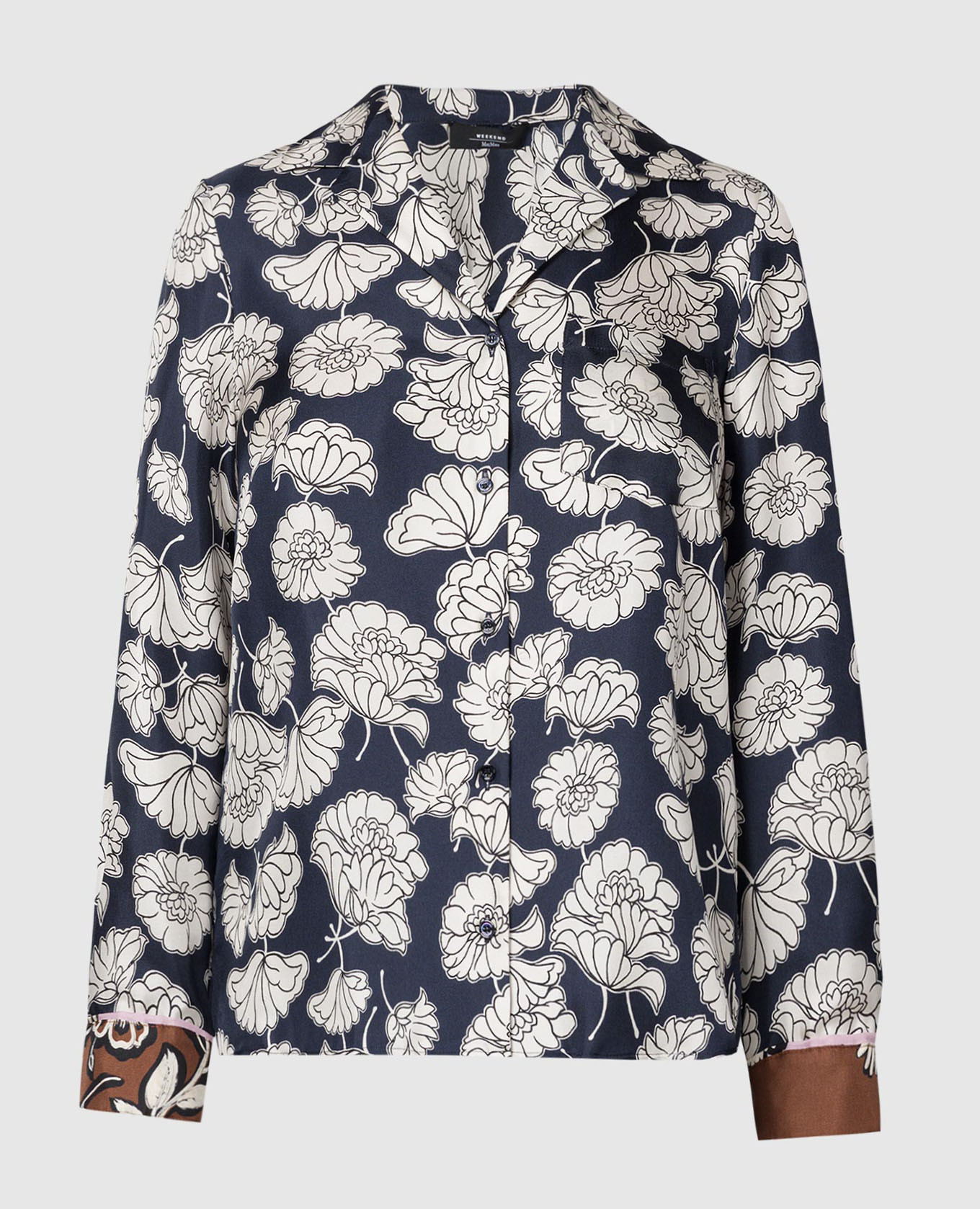 

Blue Palla blouse in floral print Max Mara Weekend