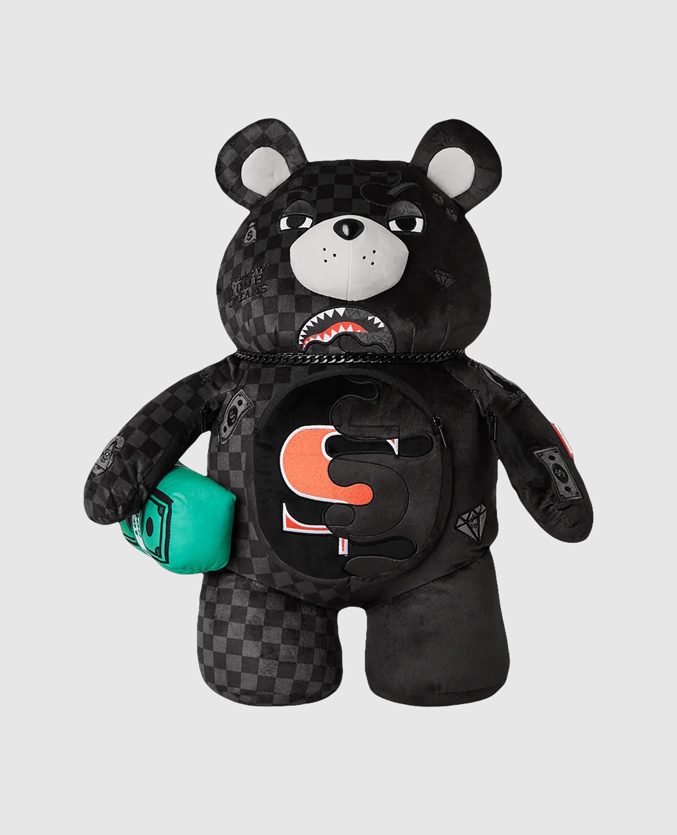 

Children's black backpack MONEYBEAR TEDDY WEDDING Sprayground