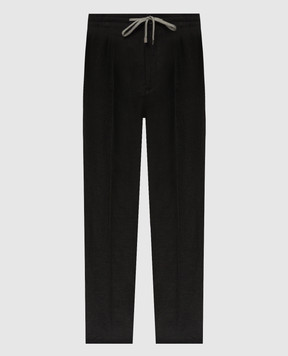 Cashmere&Whiskey Black linen pants 2556