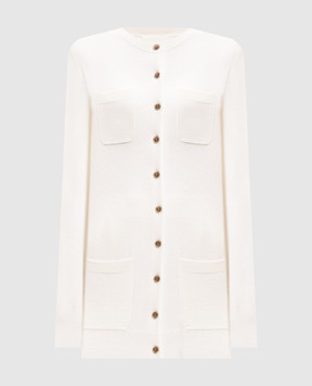 LISA YANG White Lia cashmere cardigan 2024308