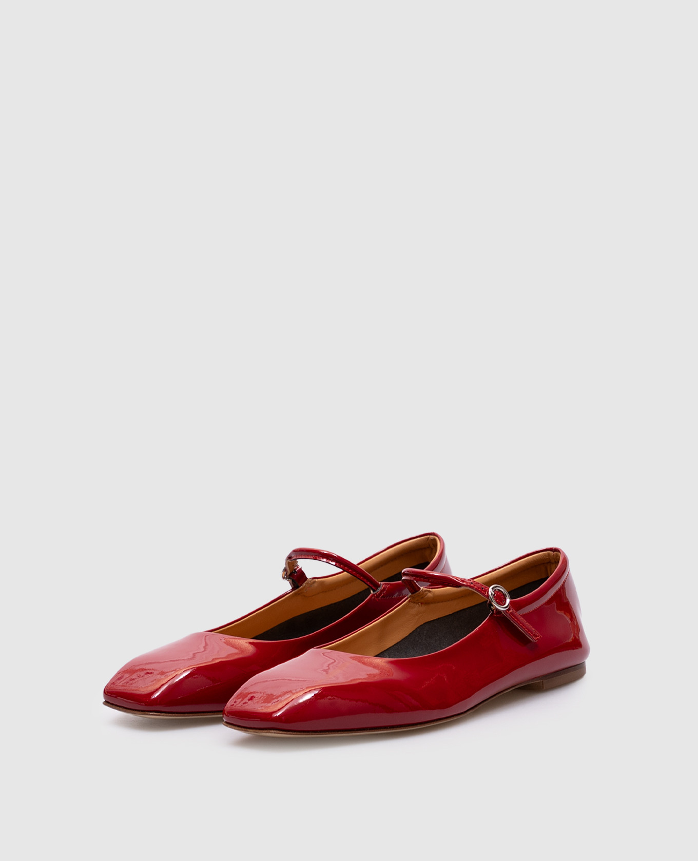 

Uma red patent leather ballet flats Aeyde