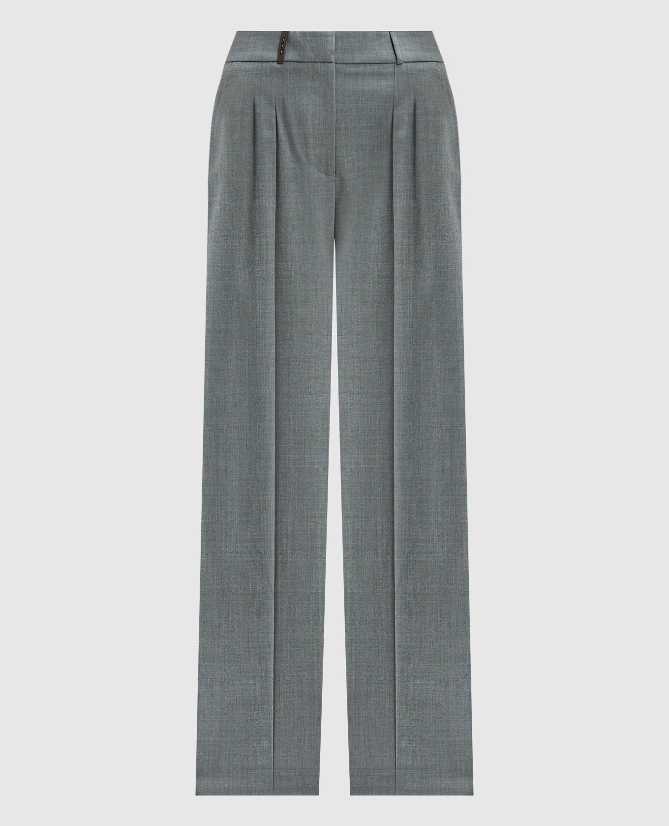 

Gray pants with wool Peserico, Grey