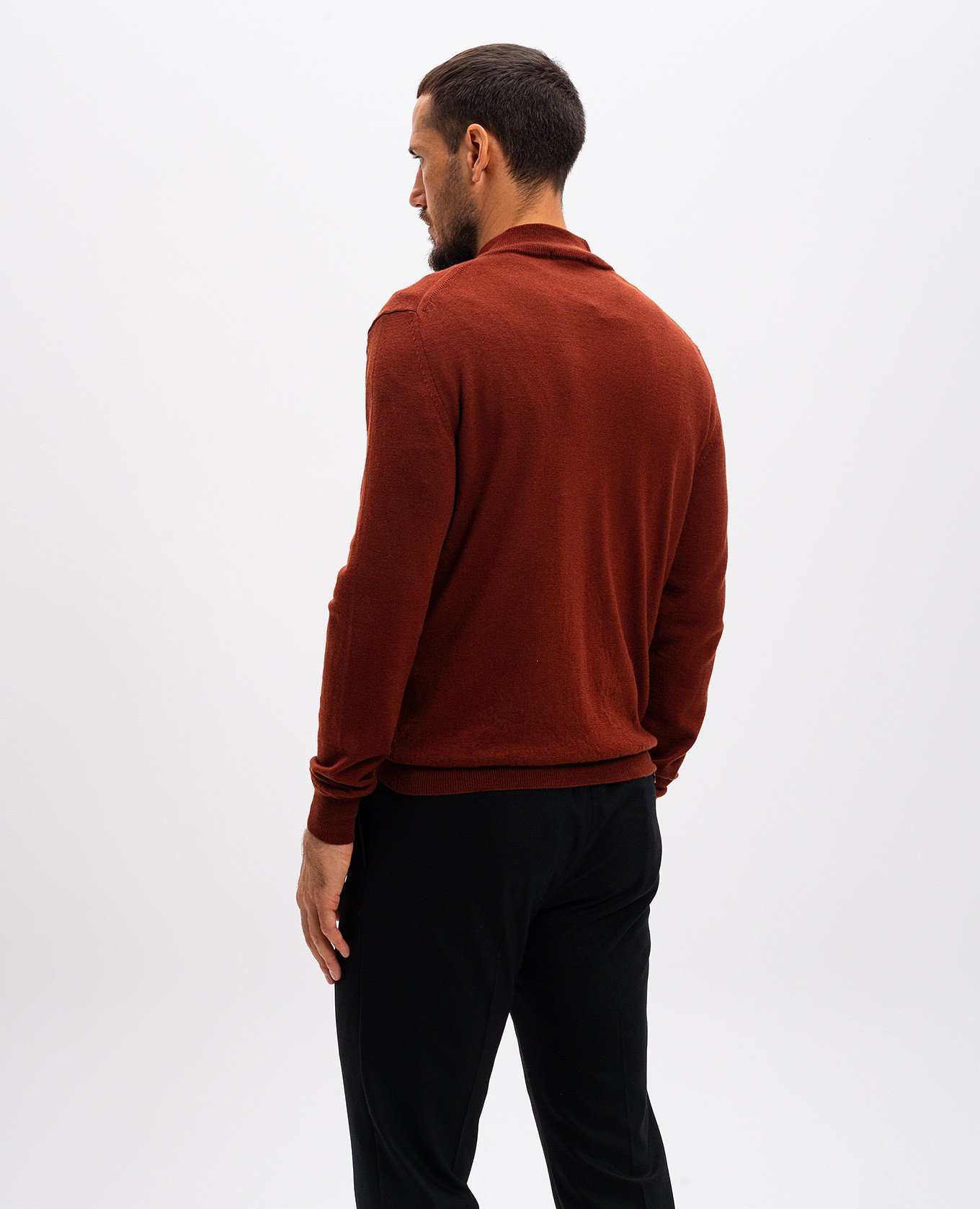 

Orange jumper made of merino wool Cashmere&Whiskey