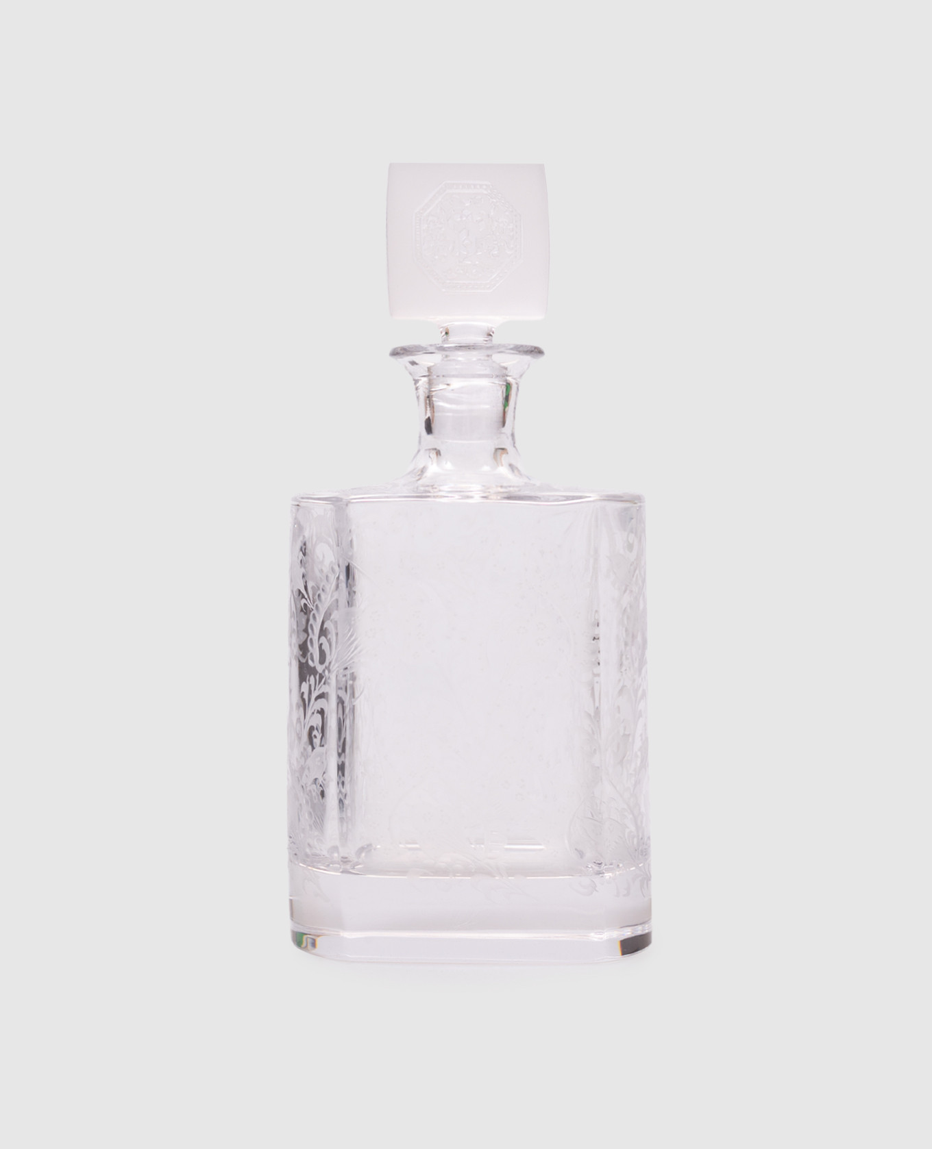 

Crystal whiskey decanter with engraved pattern Stefano Ricci, Transparent