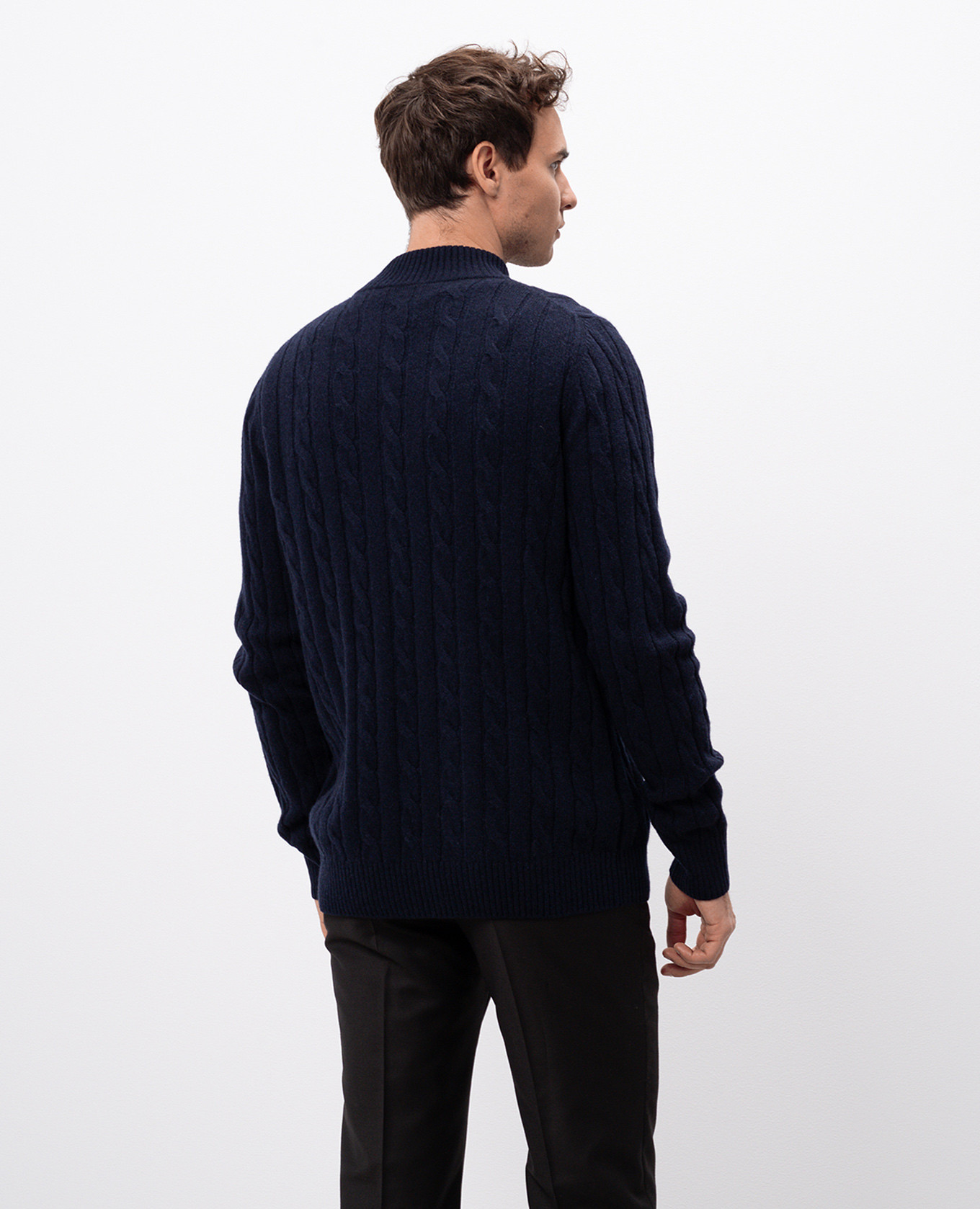 Blue cashmere jumper Cashmere&Whiskey 4
