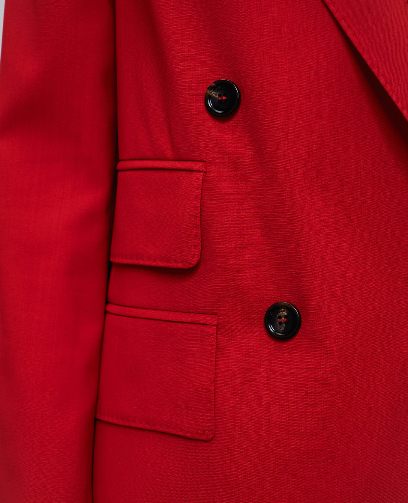 Red NEBBIE double-breasted wool jacket Max Mara 5