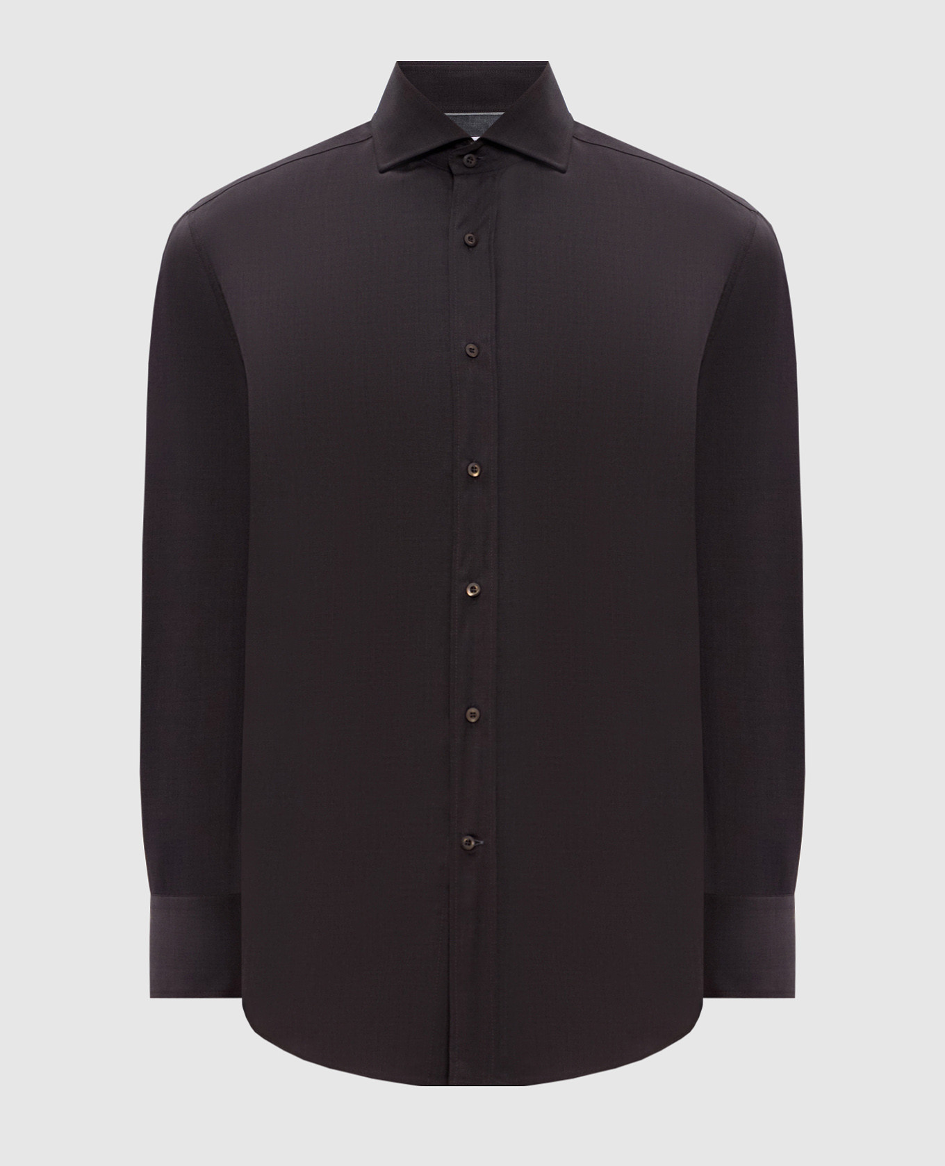 

Brown wool shirt Brunello Cucinelli