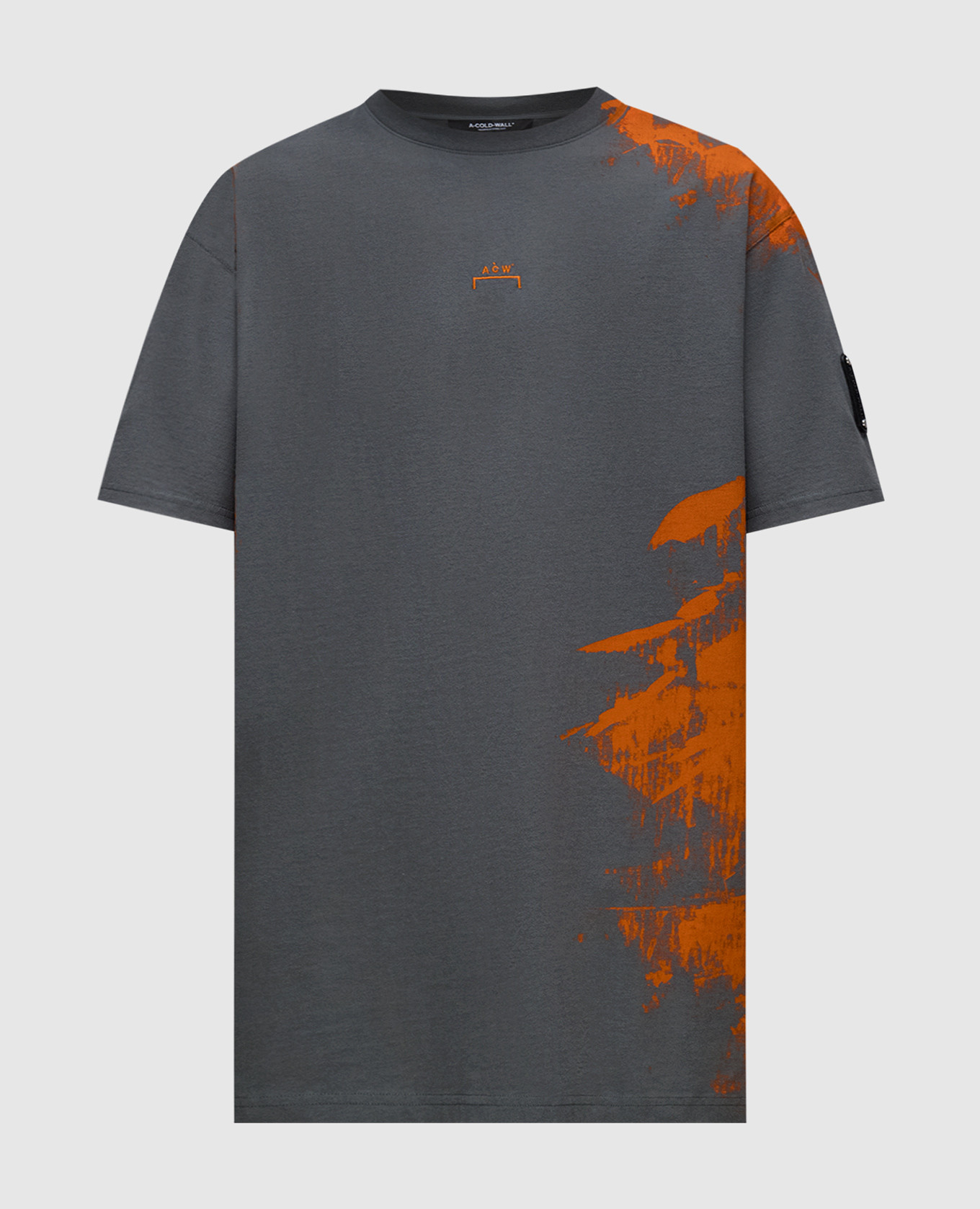 

Gray t-shirt with an abstract print A Cold Wall, Grey