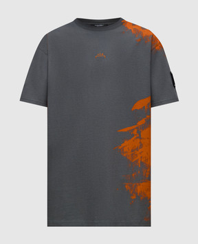 A Cold Wall Gray t-shirt with an abstract print ACWMTS188