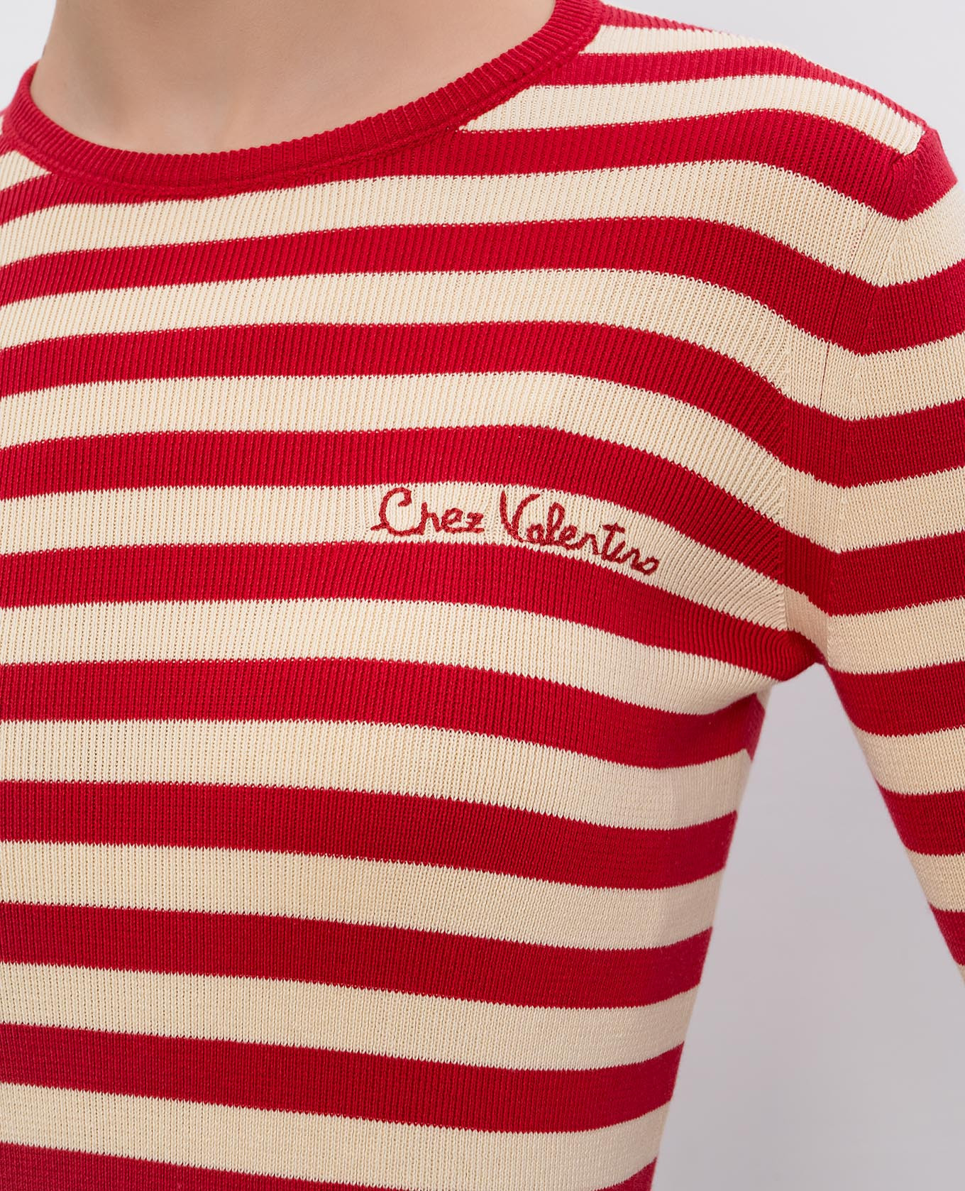 

Striped jumper Valentino, Red