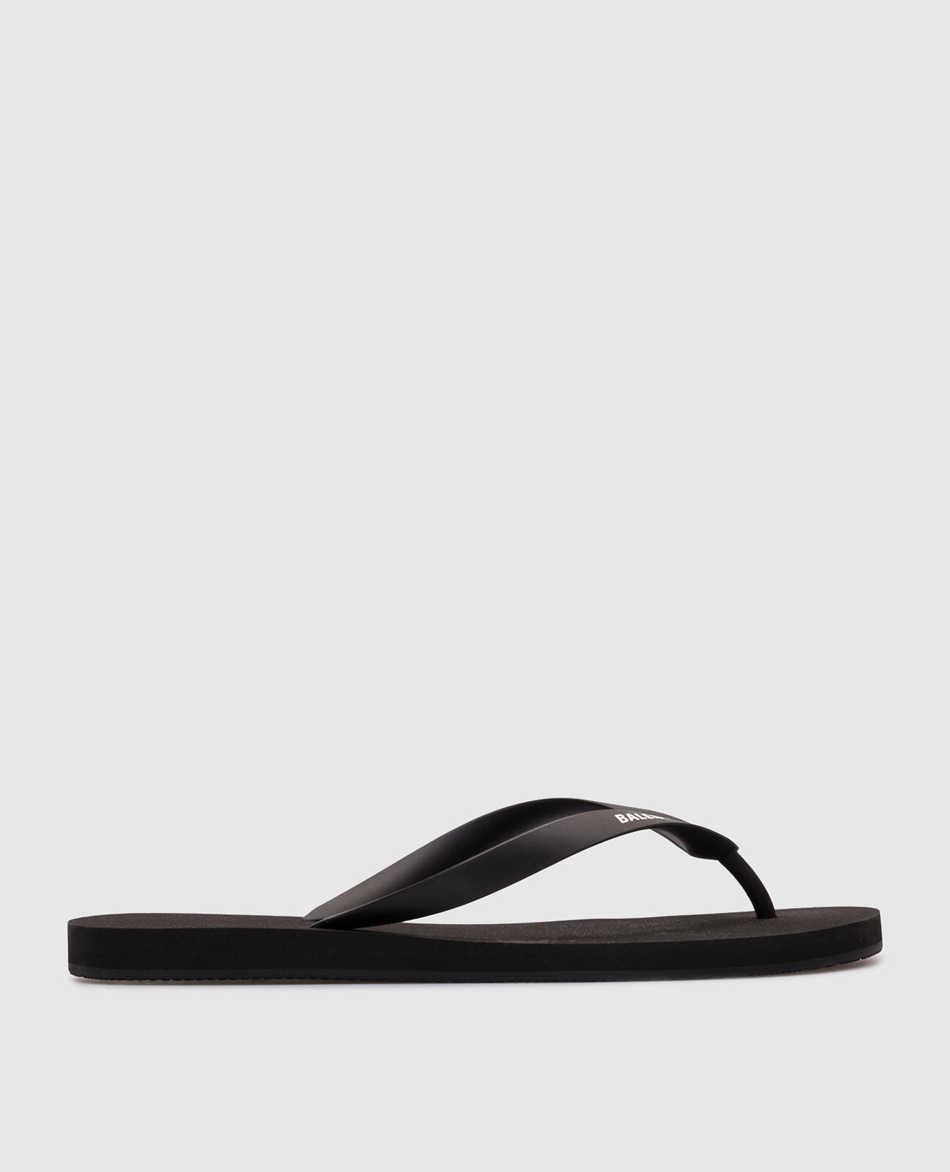 Black flip-flops with logo Balenciaga