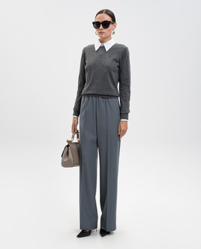 Dolce&Gabbana Gray cashmere sweater FXXAGZJBW0P
