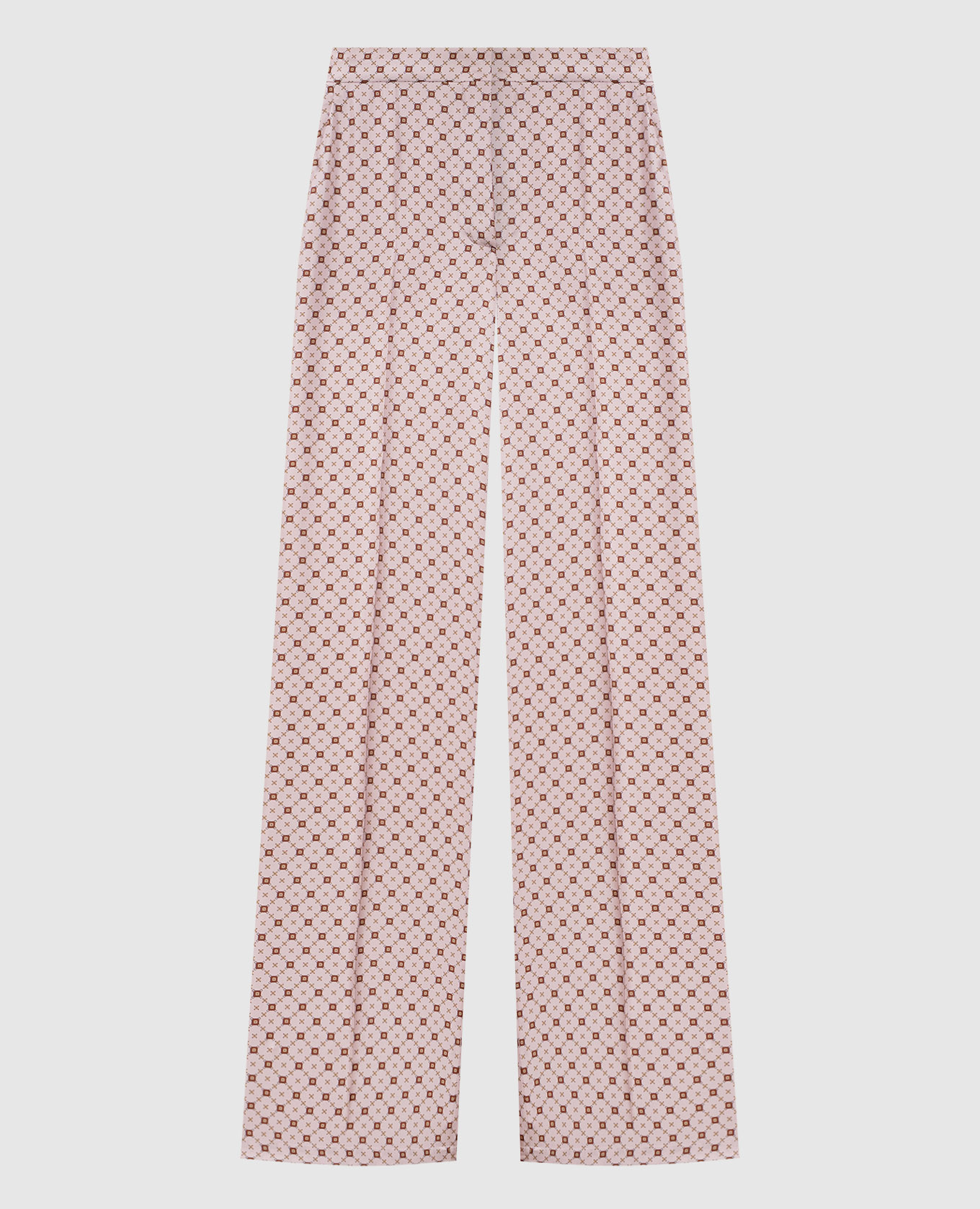 

FAUNA pink printed silk pants Max Mara