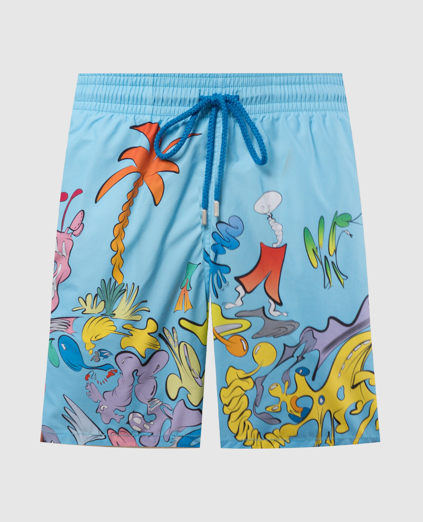 Moorea blue printed swim shorts vilebrequin