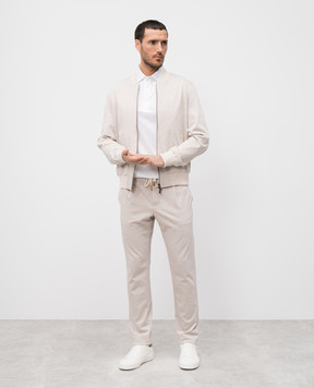 CAPOBIANCO White polo shirt with logo 18M601MK004656