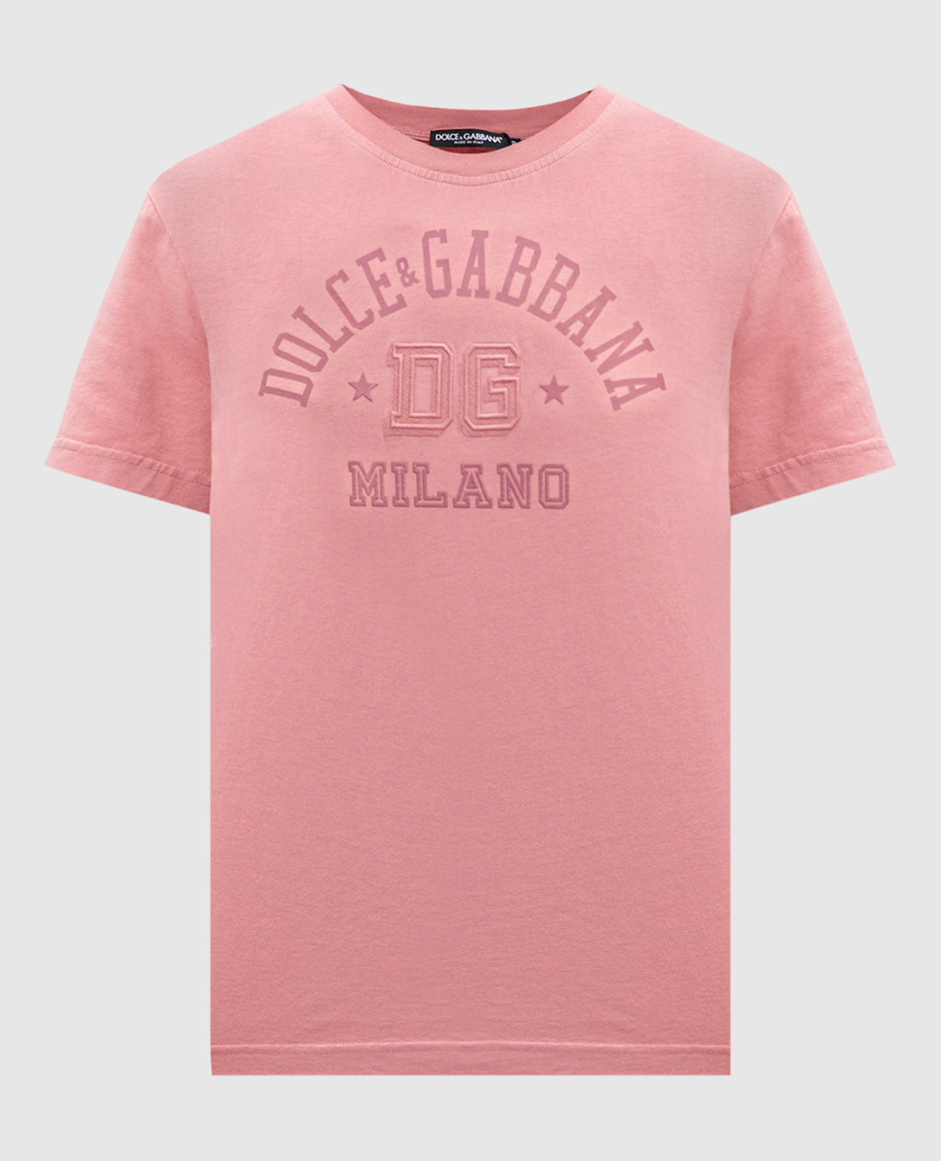 

Pink T-shirt with logo Dolce&Gabbana