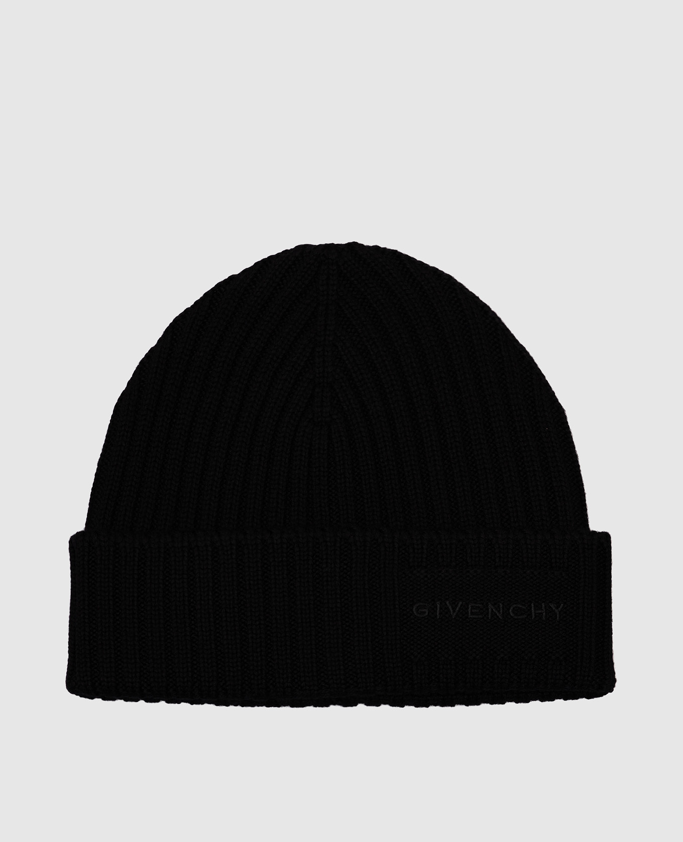 

Black wool hat with logo Givenchy