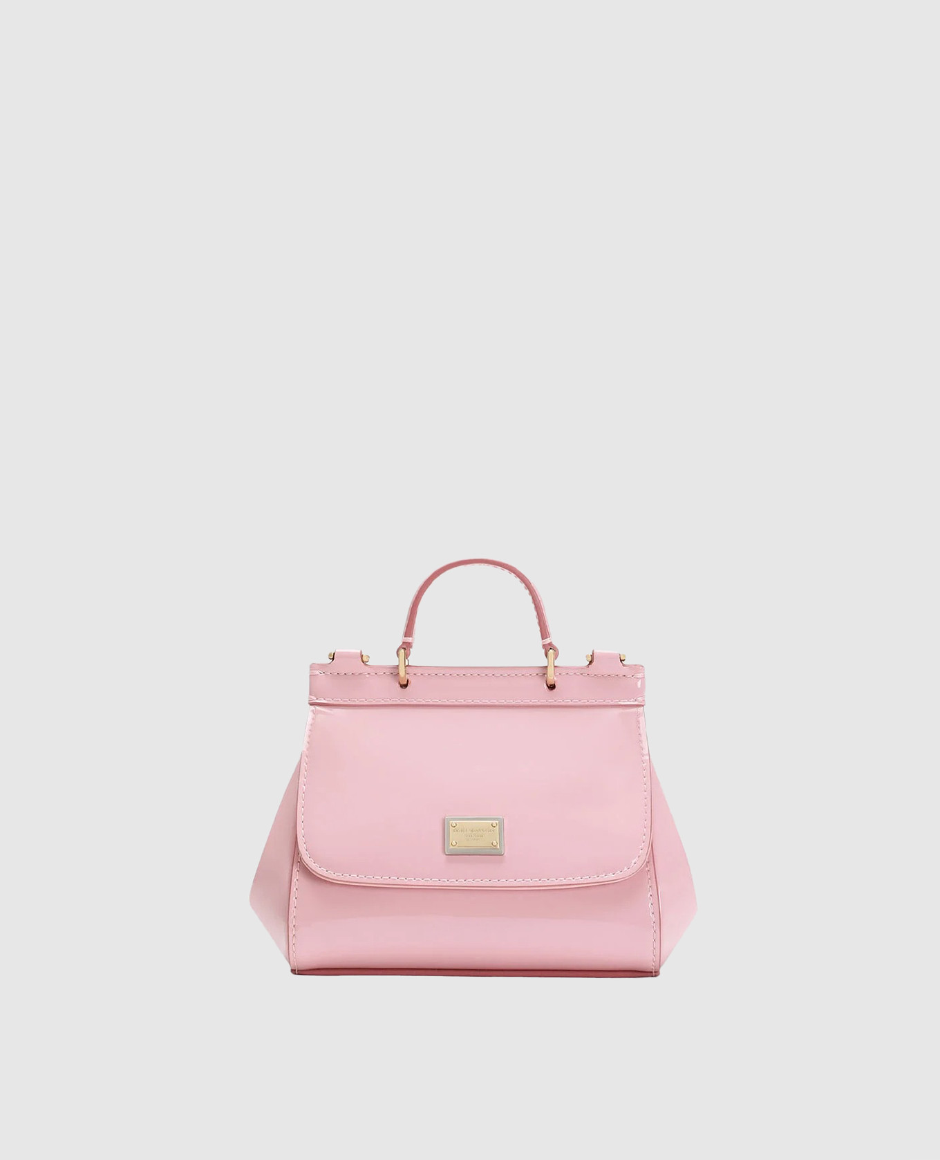 

Children's pink patent leather mini bag Sicily Dolce&Gabbana