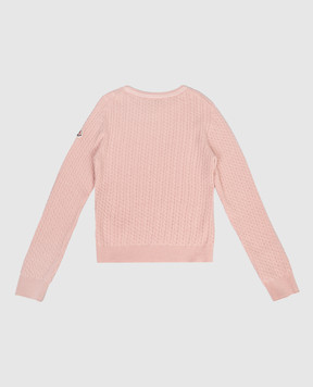Moncler ENFANT Children's pink sweater with wool K29549C00006M12416