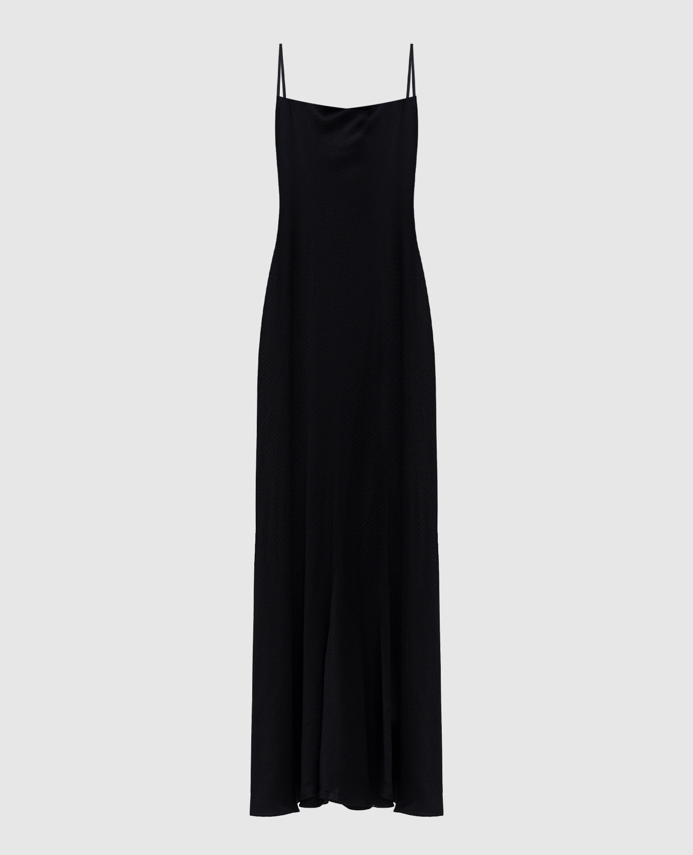 Black maxi dress with logo Twinset