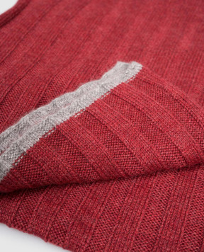 Brunello Cucinelli Children's red cashmere scarf B22M90099B