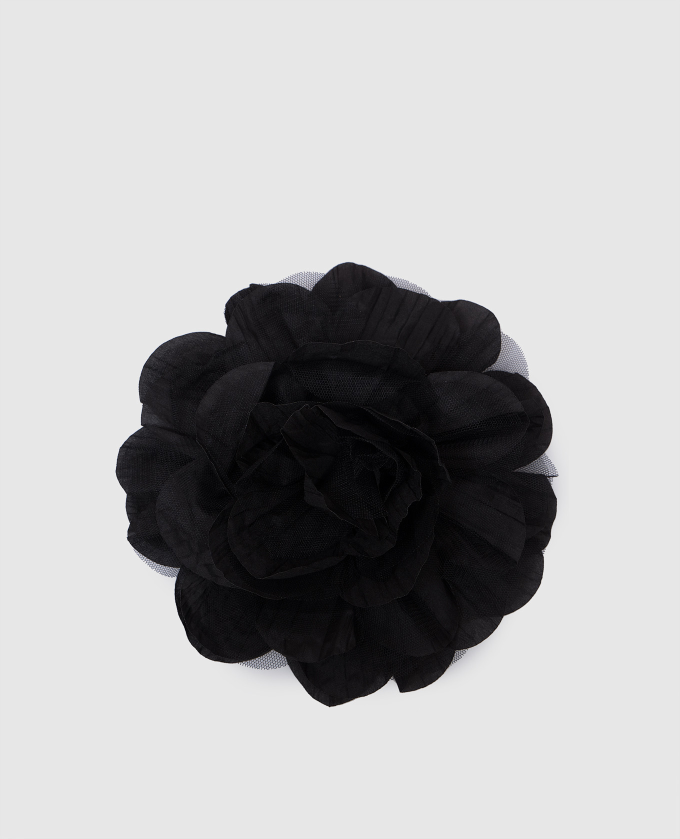 

Black brooch in the form of a flower Solotre, Черный