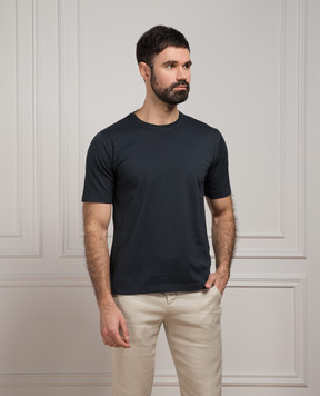 Cashmere&Whiskey Blue T-shirt TS645B2360714D