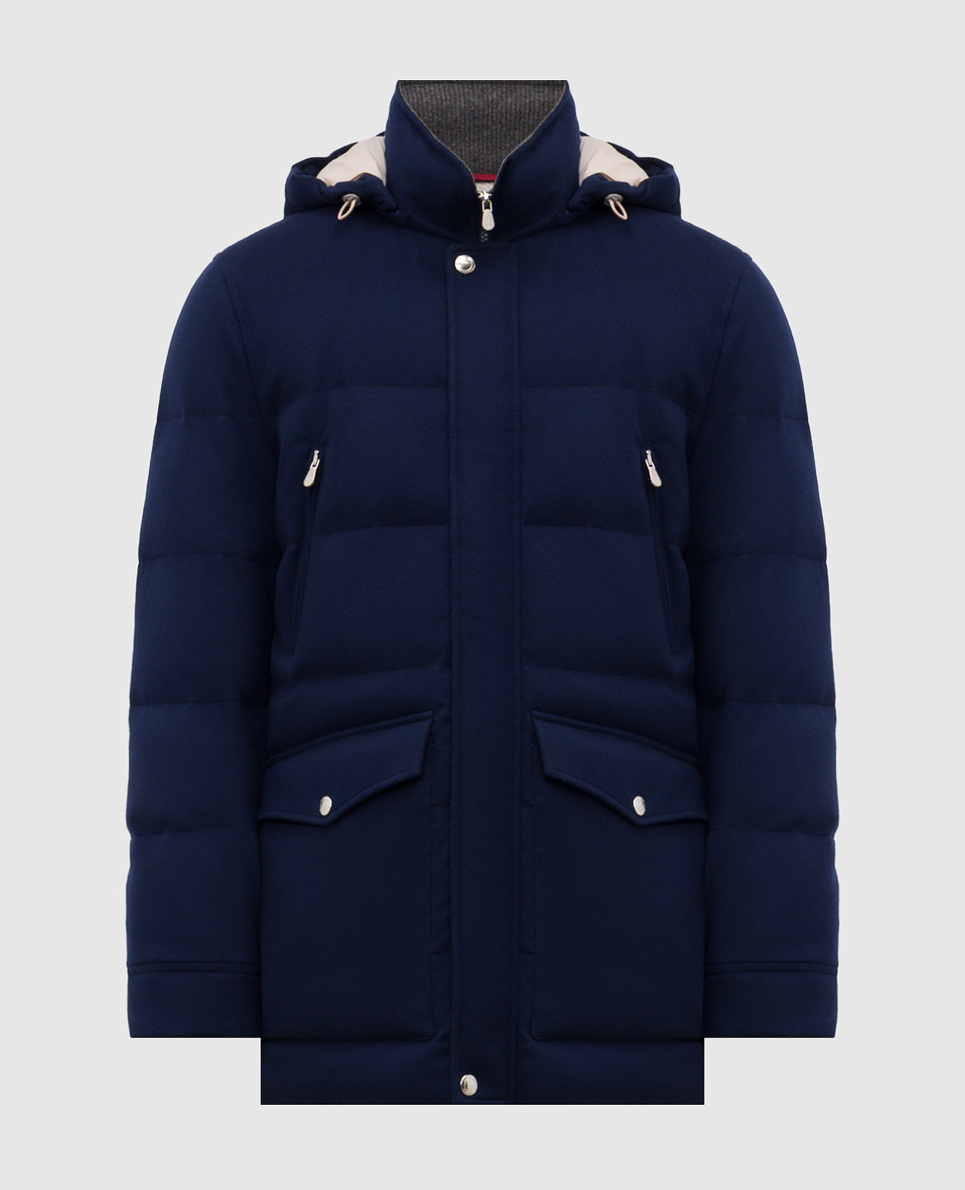 

Blue wool down jacket Brunello Cucinelli