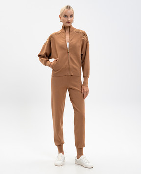 Twinset Brown sweatpants 252TP3408