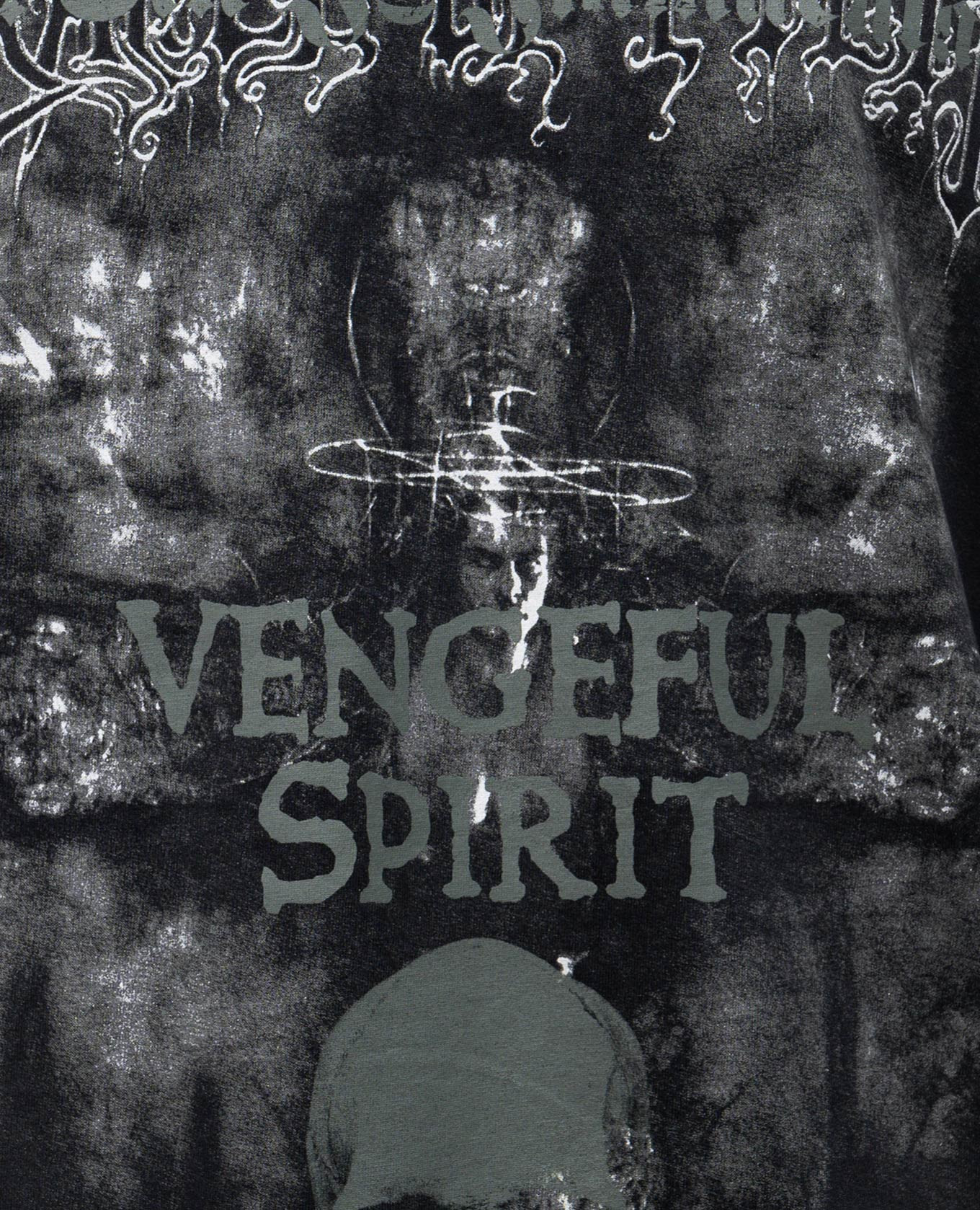 Vengeful Spirit Black T-Shirt Vetements 5