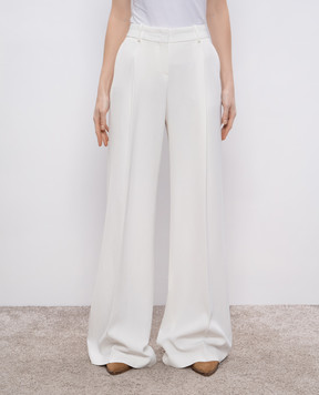 Ermanno Scervino White linen pants D466P701DIE