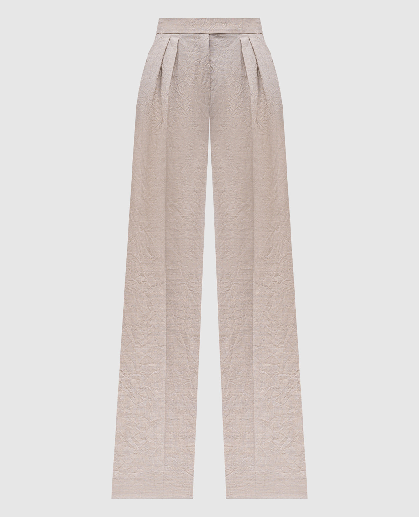 

Beige ACINOSO wool pants Max Mara
