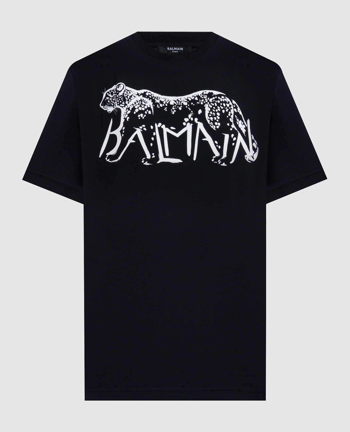 Black T-shirt with print Balmain