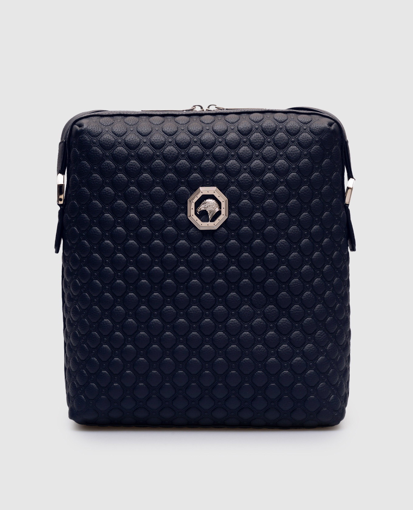 

Blue leather bag in Asia pattern Stefano Ricci