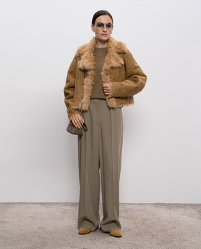 Toteme Beige wool pants 254WRB0303FB0475
