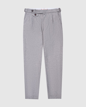 Little Baronio Children's gray pants with wool W1819MONDRY