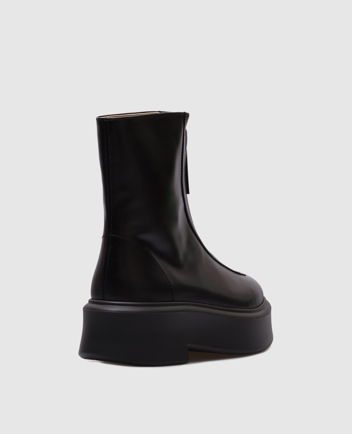 

Black leather boots The Row