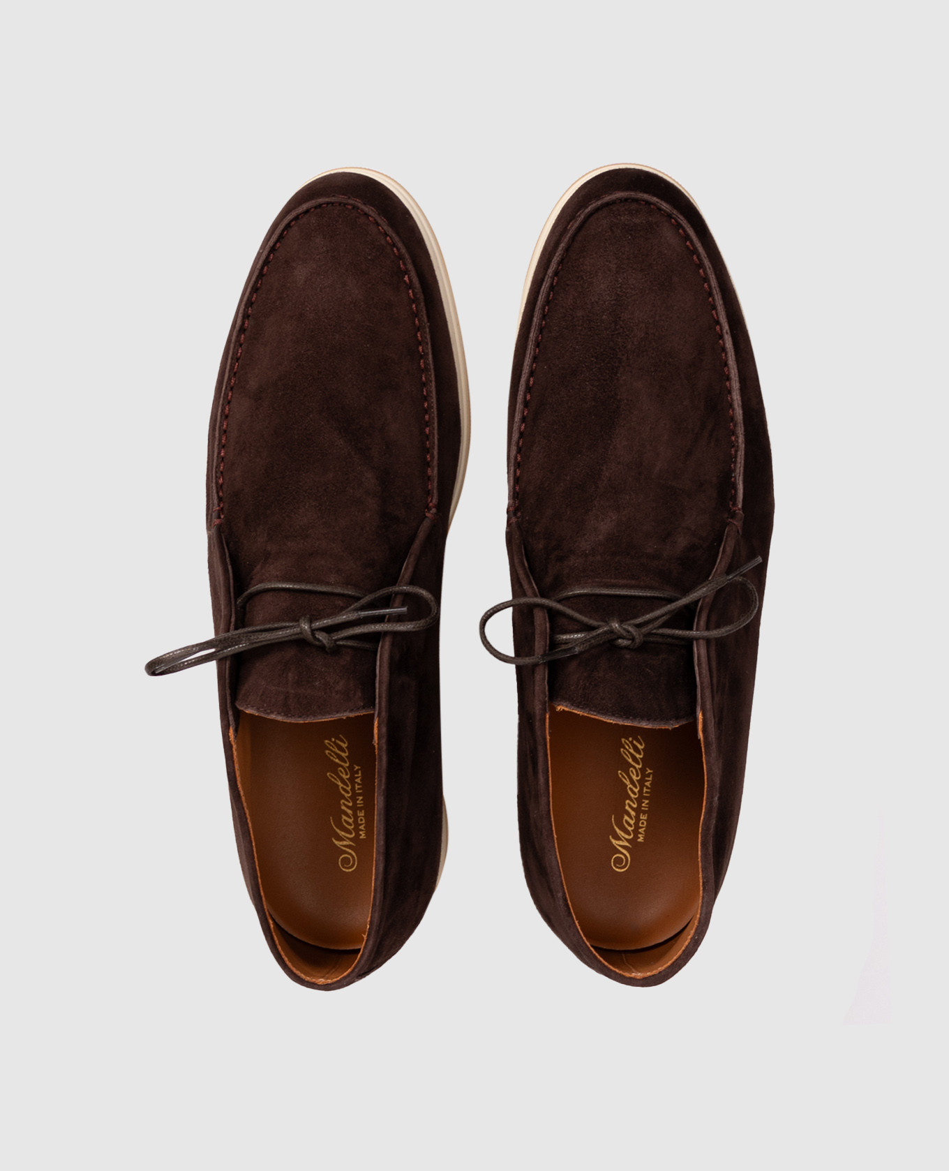 Brown suede deserts Enrico Mandelli 4