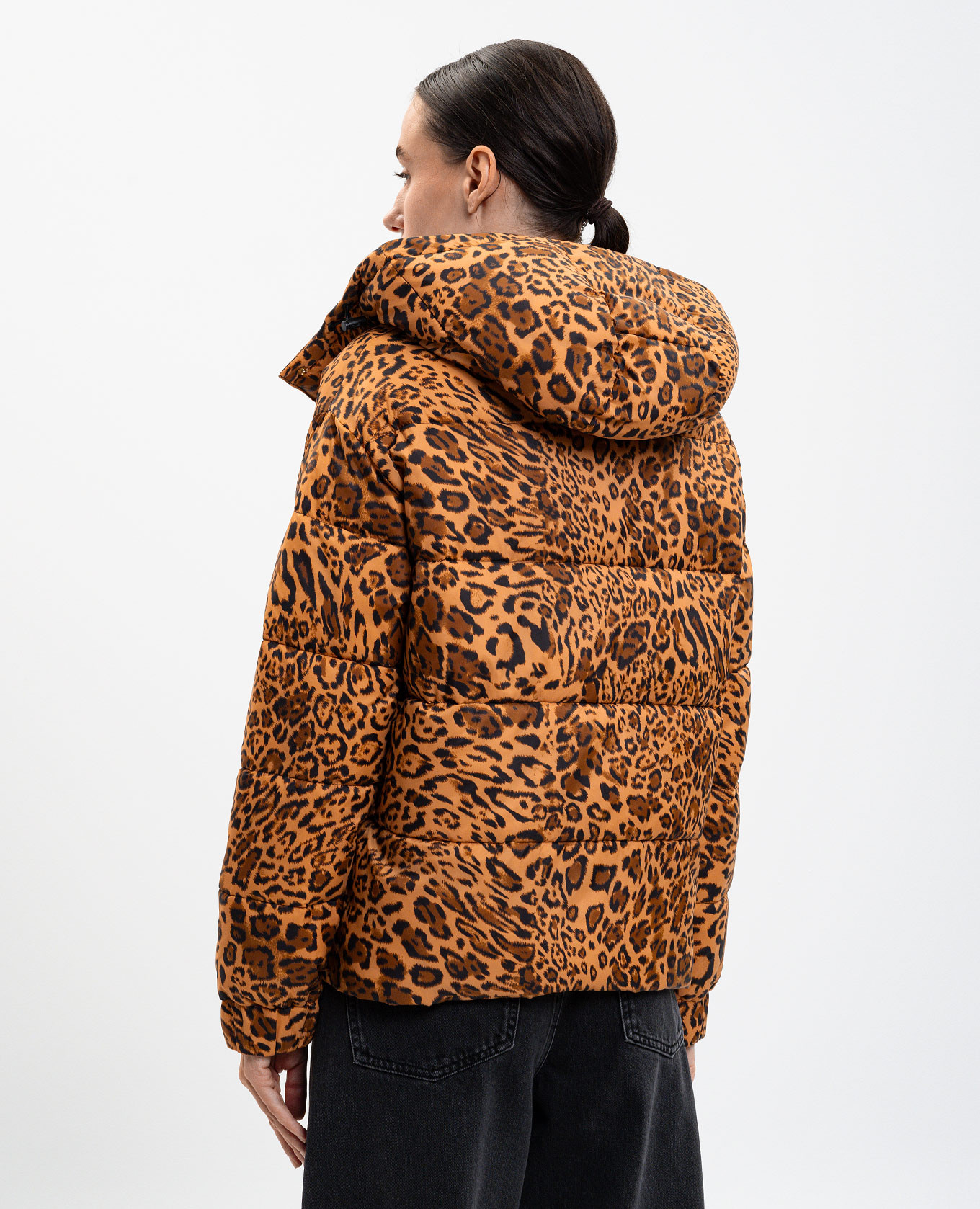 Brown animal print jacket Twinset 4