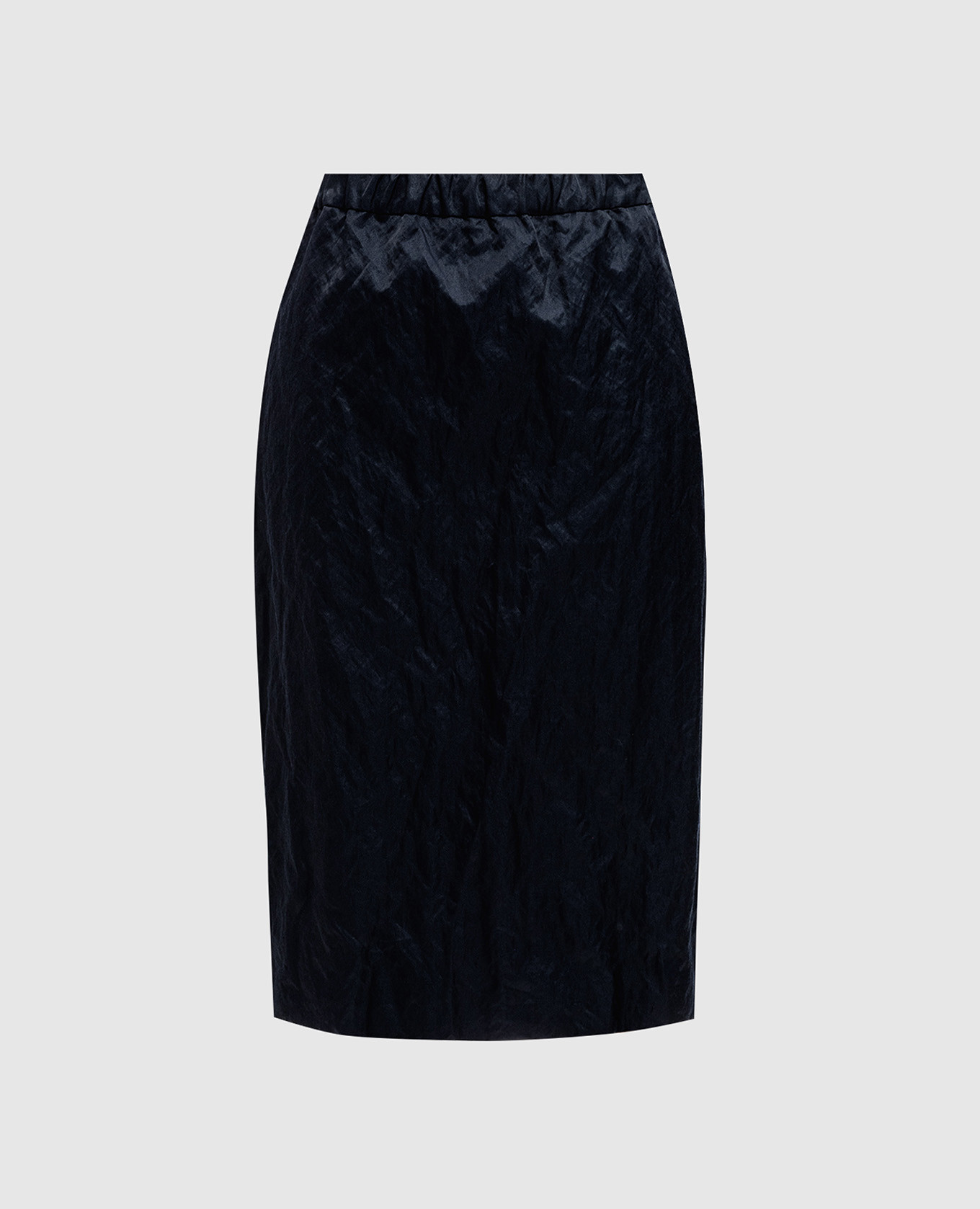 

Blue ERITREA skirt with reaper effect Max Mara Weekend