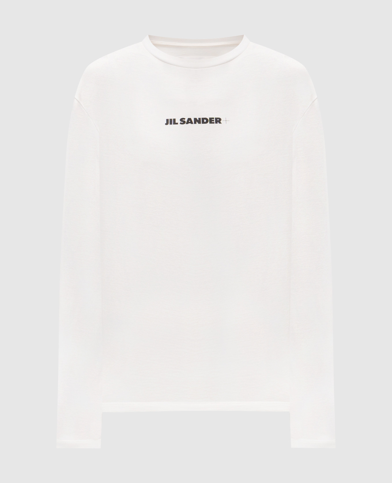 

White long sleeve with logo print Jil Sander
