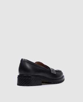 Off-White Combat black leather loafers OMIG009C99LEA002