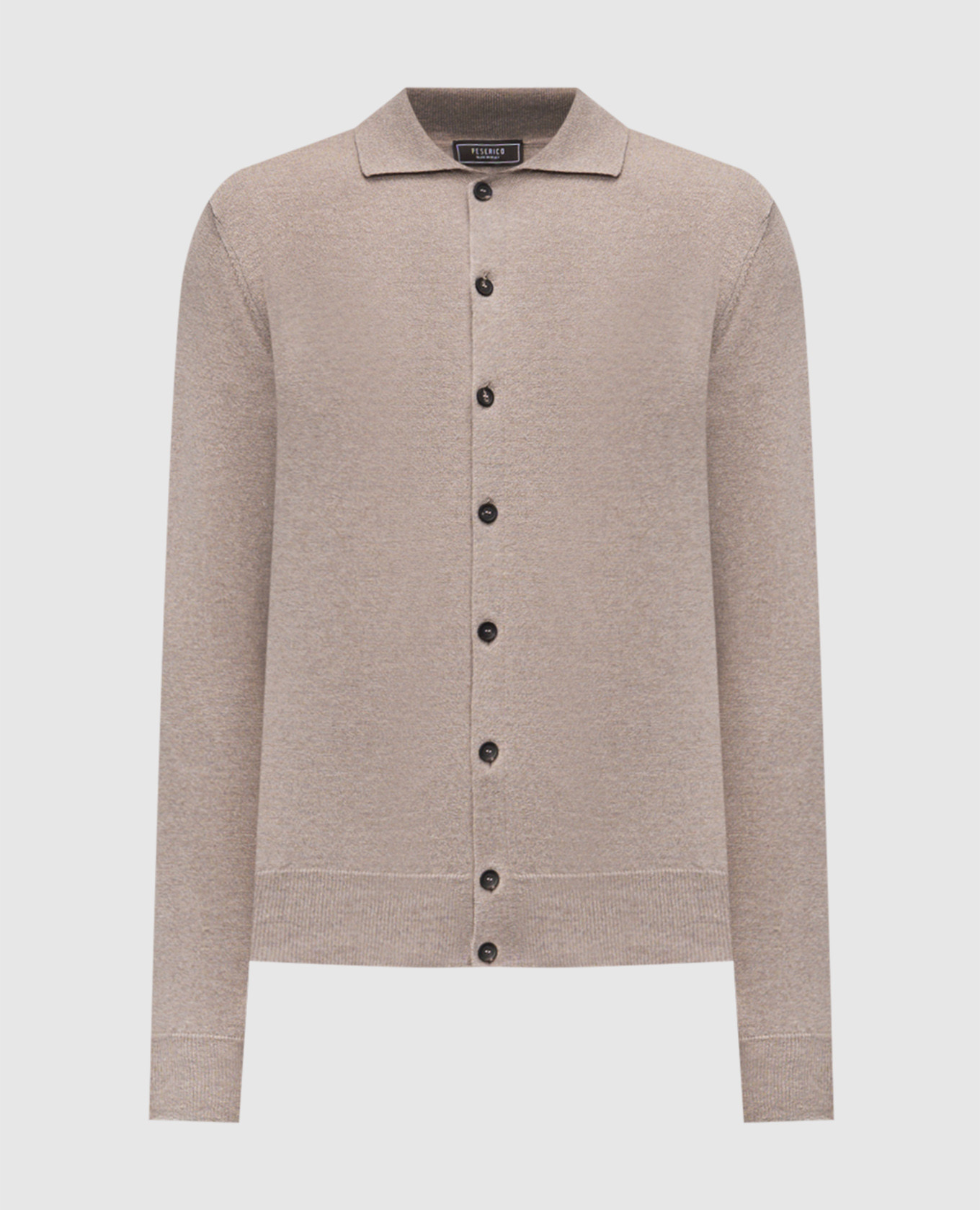 

Beige wool and cashmere cardigan Peserico