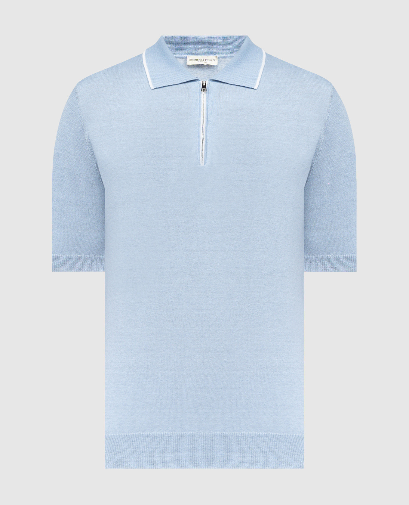 

Blue linen polo shirt Cashmere&Whiskey, Light blue