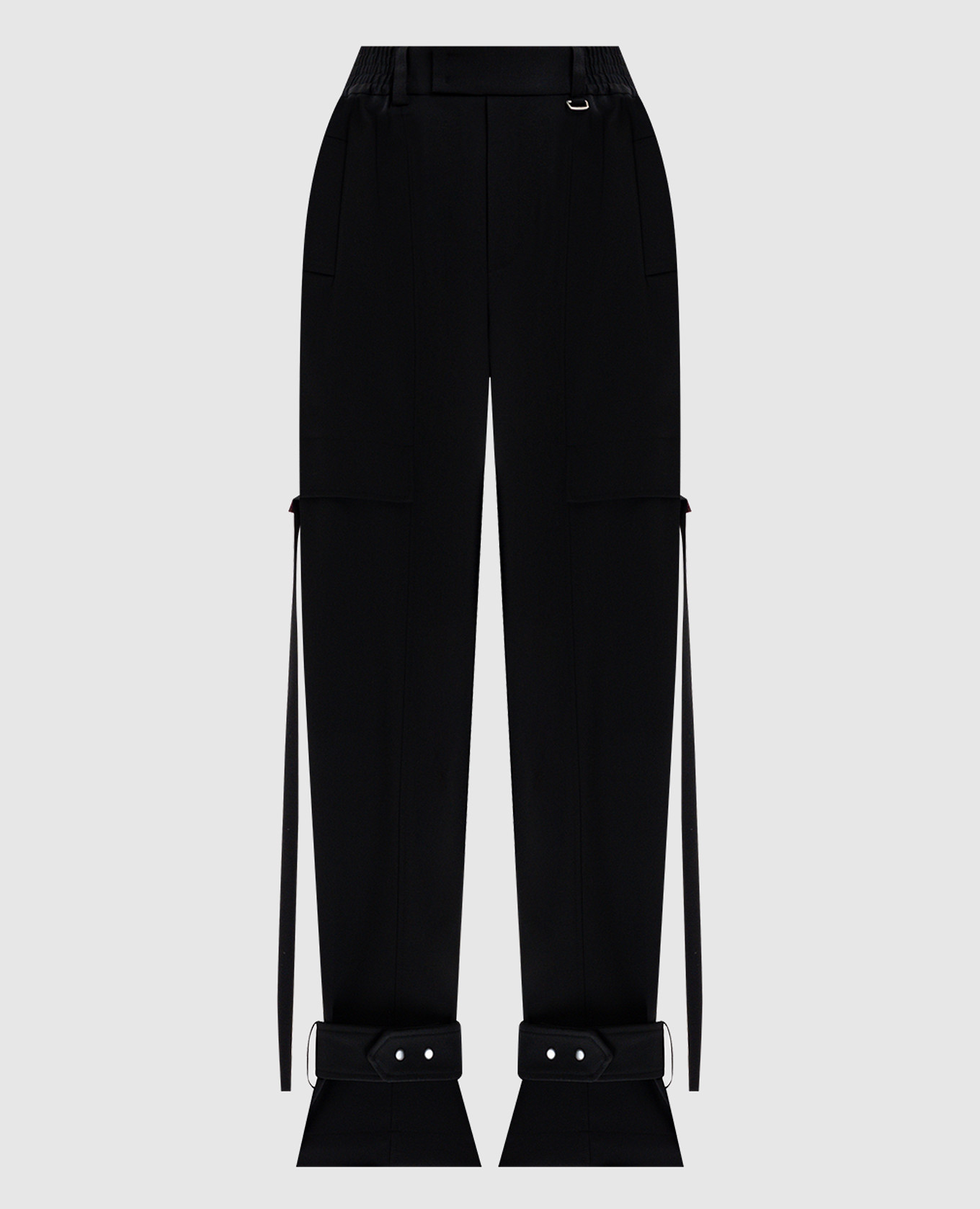 PARK black wool trousers SSHEENA