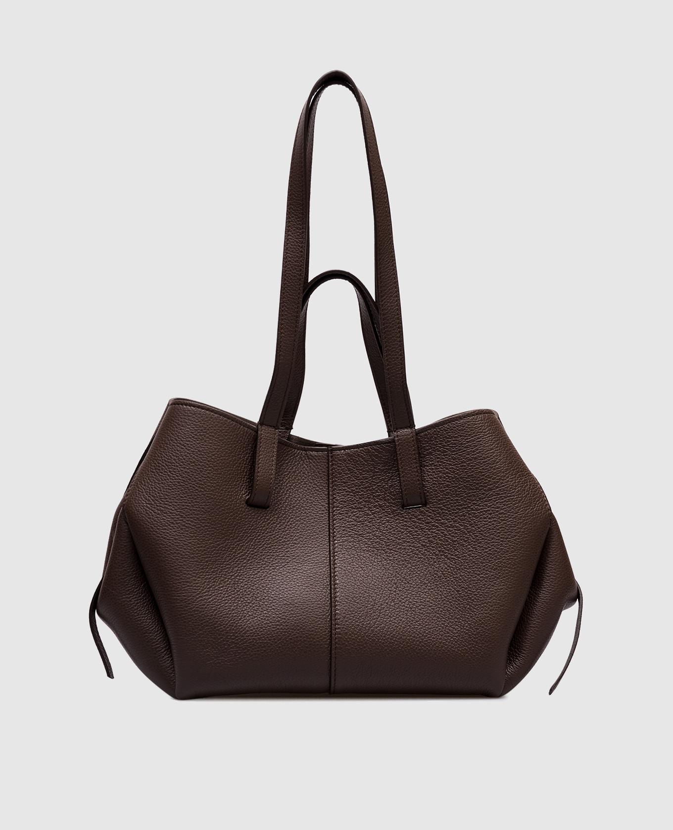 

Brown leather tote bag Christian Villa