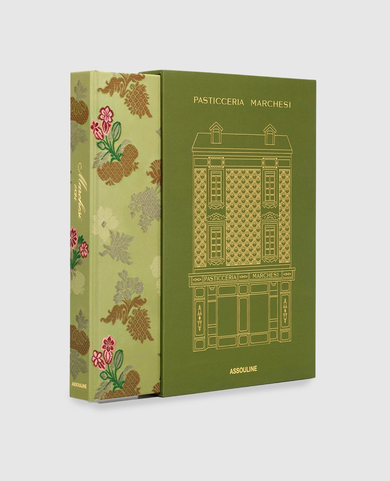 

The book Pasticceria Marchesi: Savoring the Spirit of Milan Assouline, Green