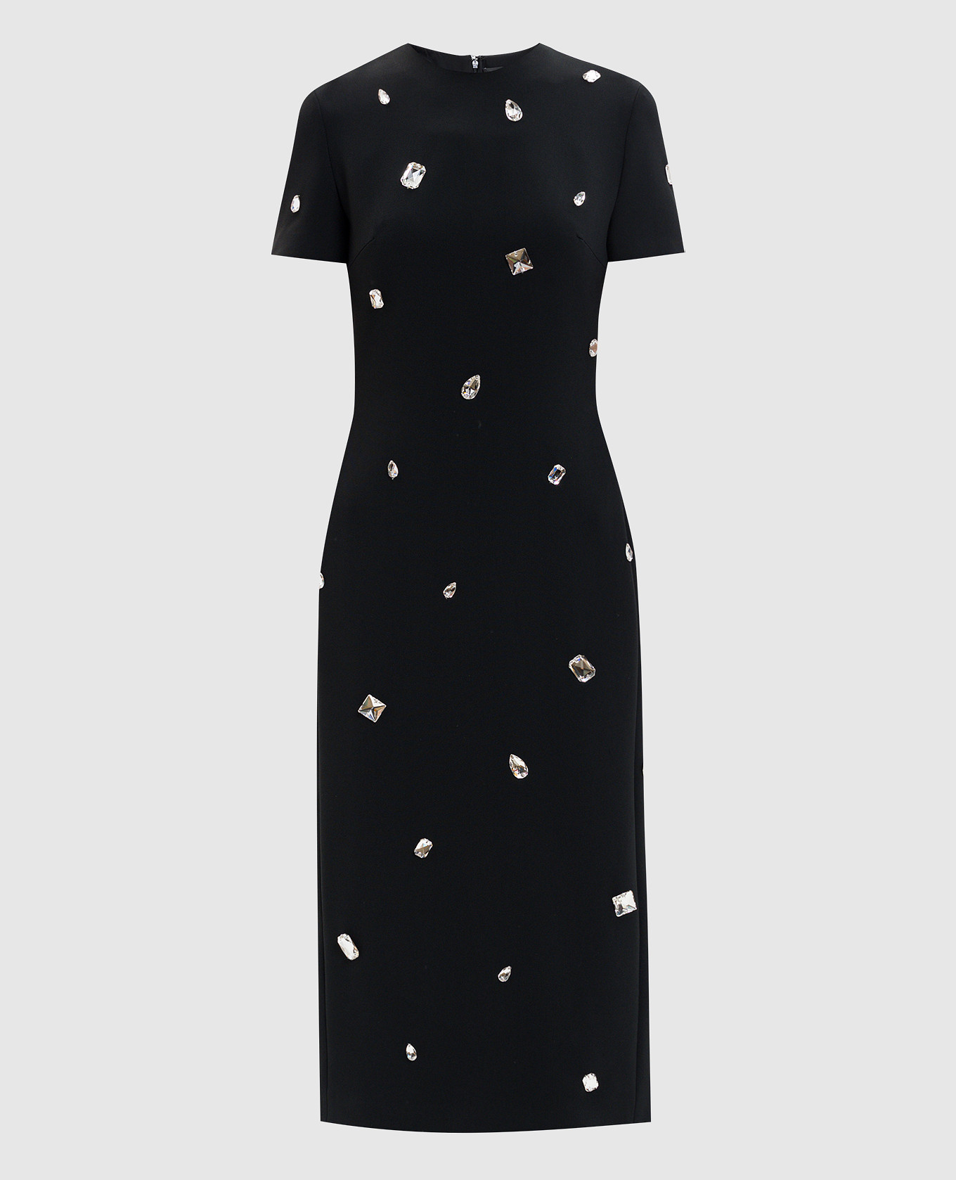 

Black sheath dress with crystals David Koma