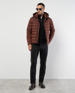 MooRER EURICO burgundy down jacket EURICOS3C
